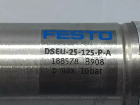 NEW FESTO DSEU-25-125-P-A 188578 DOUBLE ACTING ROUND CYLINDER BORE 25MM 