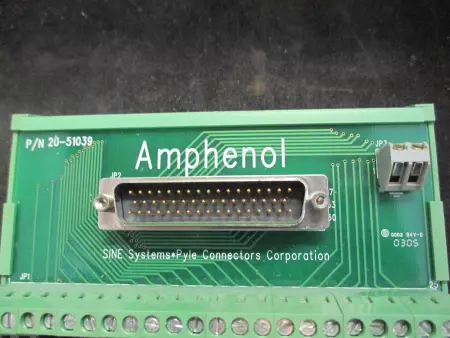 Amphenol 20-51039 DIN Rail Mount Connector Block 