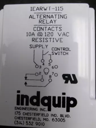 Indquip Engineering Inc. IEARWT-115 Alternating Relay 