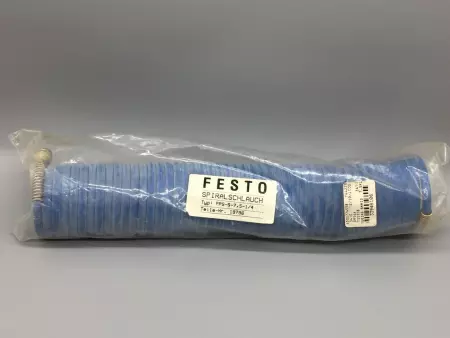 NEW Festo PPS-6-7,5-1/4 Spiral Plastic Tubing w/2 Rotatable Fittings 19796 