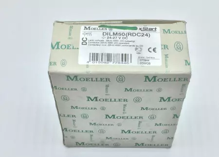 Moeller DILM50(RDC24) xStart Contactor, 400V 50A 22kW 