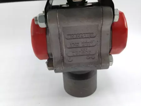 Worcester B-34WW2-R3 Pneumatic Valve Actuator w/Ball Valve & Limit Switch 