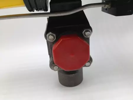 Worcester B-34WW2-R3 Pneumatic Valve Actuator w/Ball Valve & Limit Switch 
