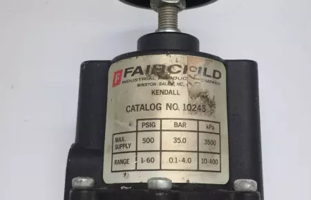  FAIRCHILD MODEL 10 PNEUMATIC REGULATOR 40SCFM #10243 TESTED/EXCELLENT 