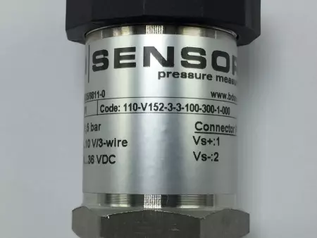 BD Sensors DMP-331 Pressure Transmitter Code: 110-V152-3-3-100-300-1 14-36VDC 