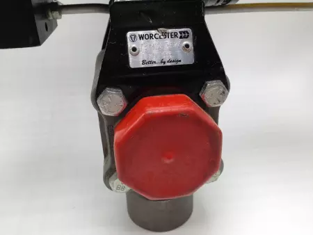 Worcester B-34WW2-R3 Pneumatic Valve Actuator w/Ball Valve & Limit Switch 