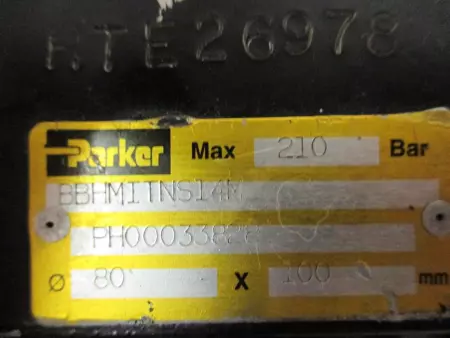  Parker BBHMITNS14M Hydraulic Cylinder 80mm Bore x 100mm Stroke 