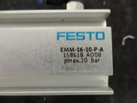  Festo EMM-16-10-P-A Compact Cylinder 158618 