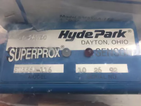 Hyde Park SM556A-116 Superprox® Proximity Sensor 15-24VDC (RARE) 