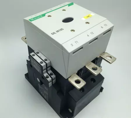 Moeller DILM185A Contactor 200-575V 50-150HP W/DIL M 820-XHI Auxiliary Contacts 