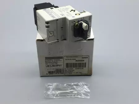 TELEMECANIQUE LB1-LB03P01 OVERLOAD PROTECTION MODULE 0.1 TO 0.16A PN# LB1-LB03P01 
