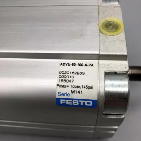  Festo ADVU-63-100-A-PA PNEUMATIC CYLINDER 