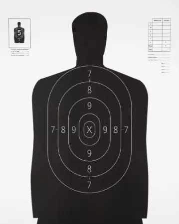 Person Target Cardboard Lot of 10